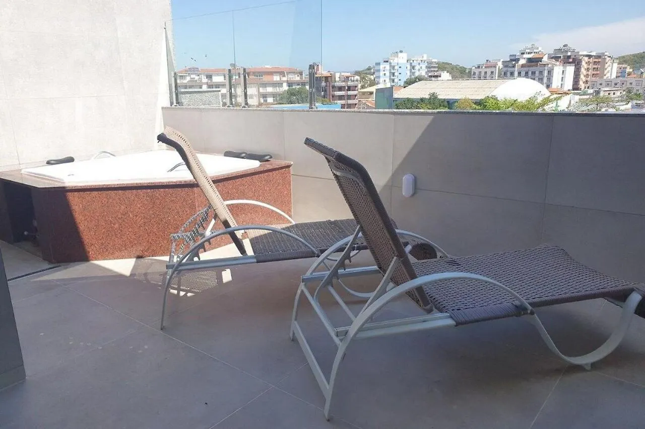 Vista Mar, Duplex A 20 Mts Praia Do Forte, Banheira E Wifi Cabo Frio 0*,  Brazil